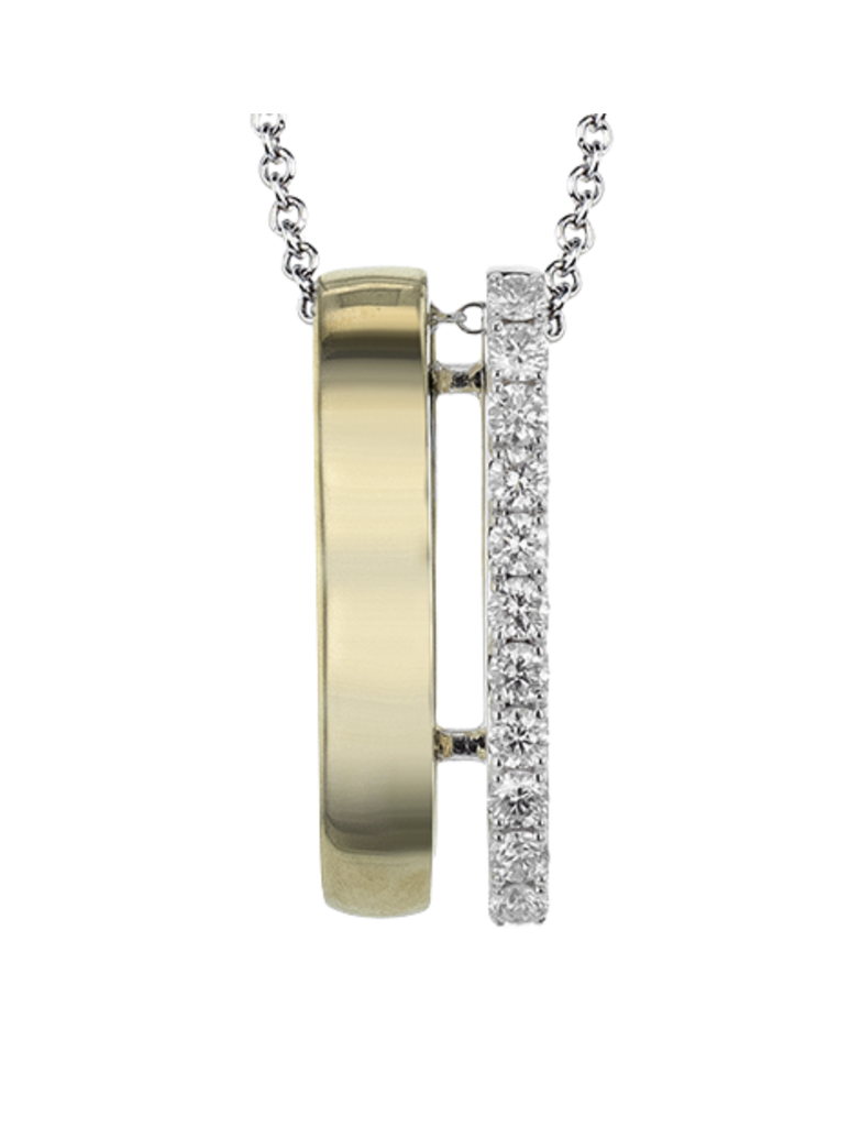 18Kt and Diamond Pendant