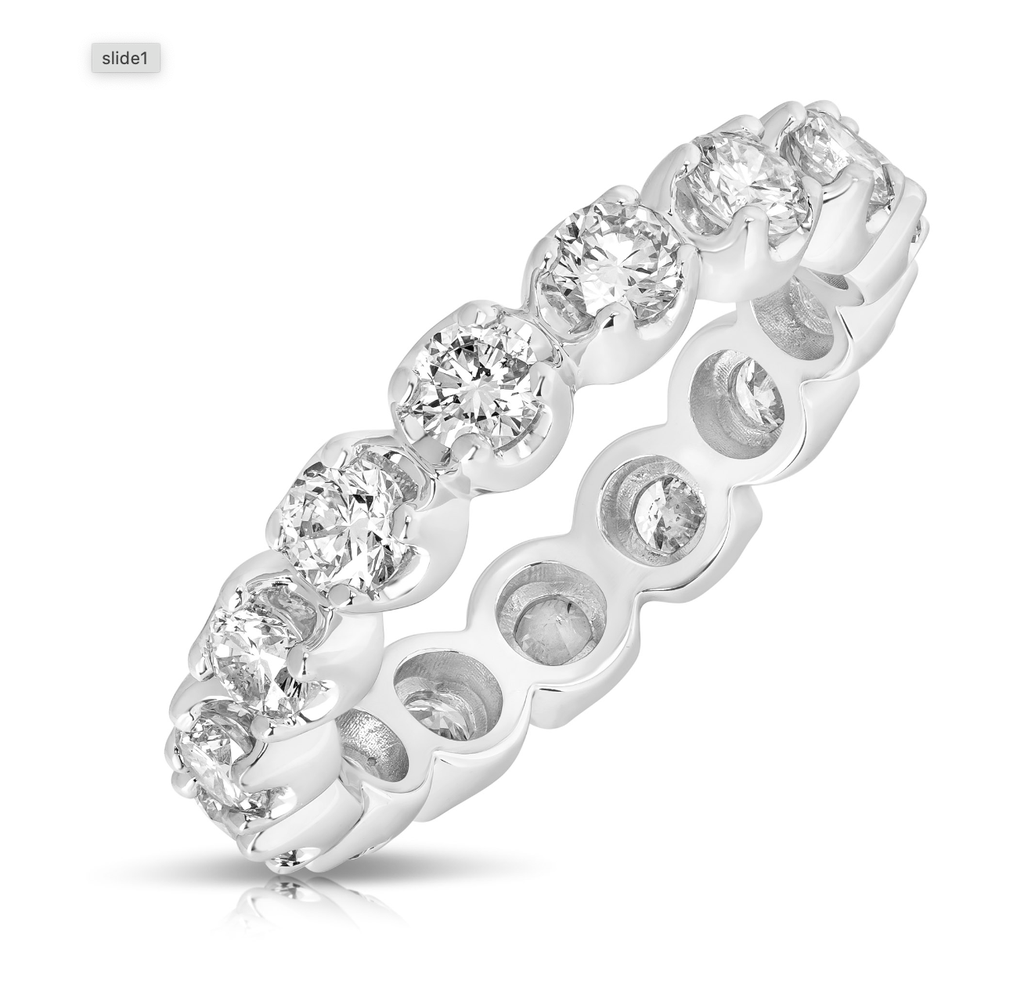 PREMIER 2 CT BUTTERCUP ETERNITY BAND
