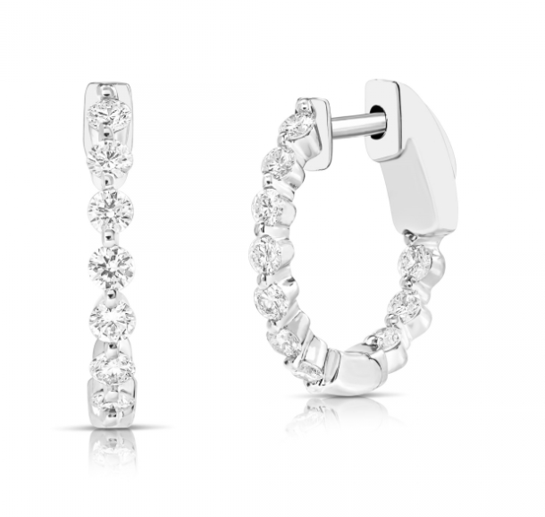 1CT SHARED SINGLE PRONG HOOPS