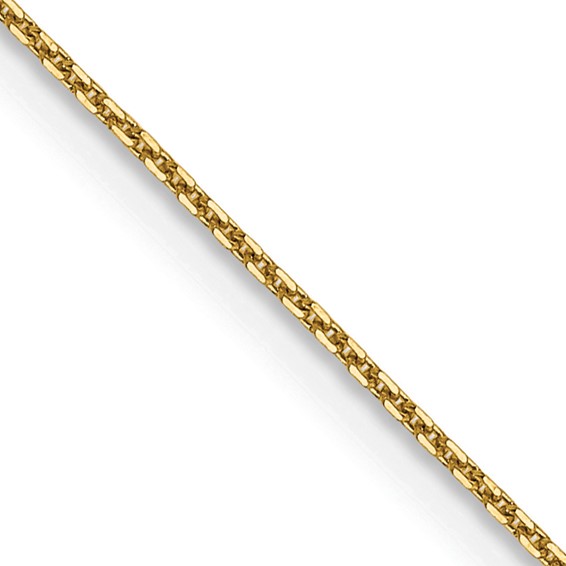 .8mm Diamond-cut Round Open Link Cable Chain