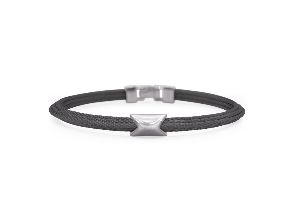 Cable Triangle Station Edge Bracelet