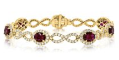 7 Station Ruby Eternity Bracelet