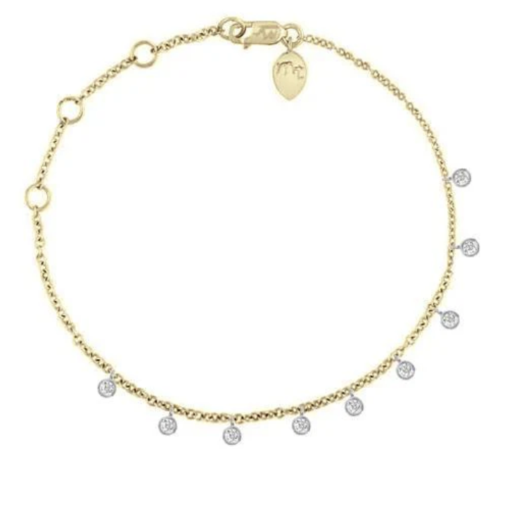 Dainty Bezel Diamond Bracelet