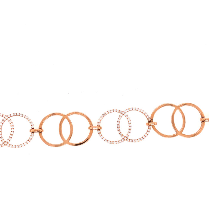 WG Double Circles Eternity Bracelet