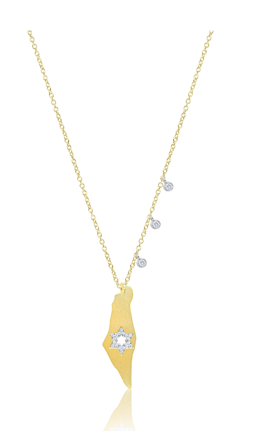 Diamond Israel Necklace