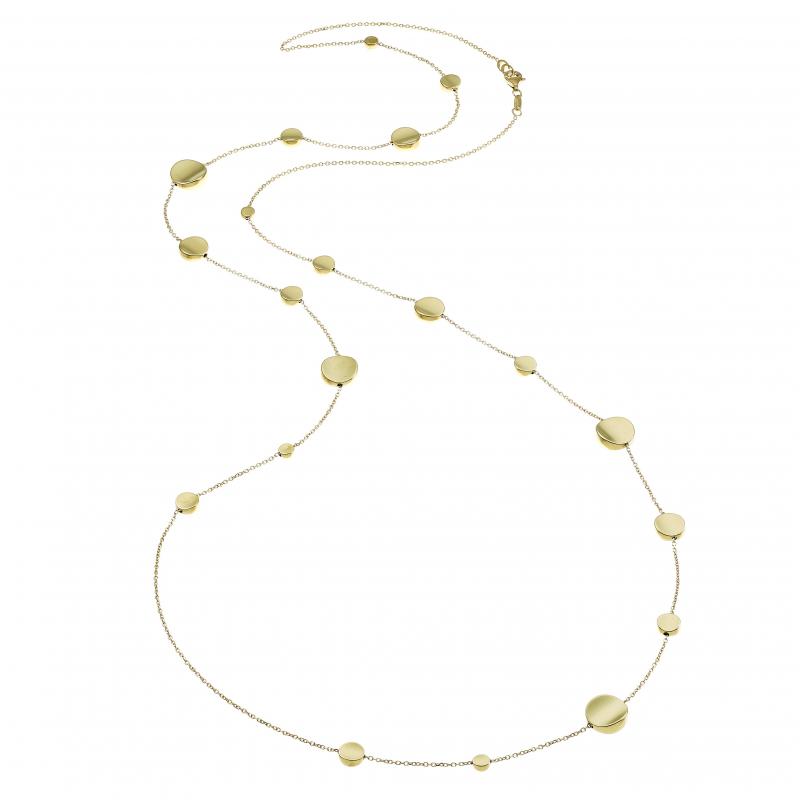20 Station YG Long Necklace