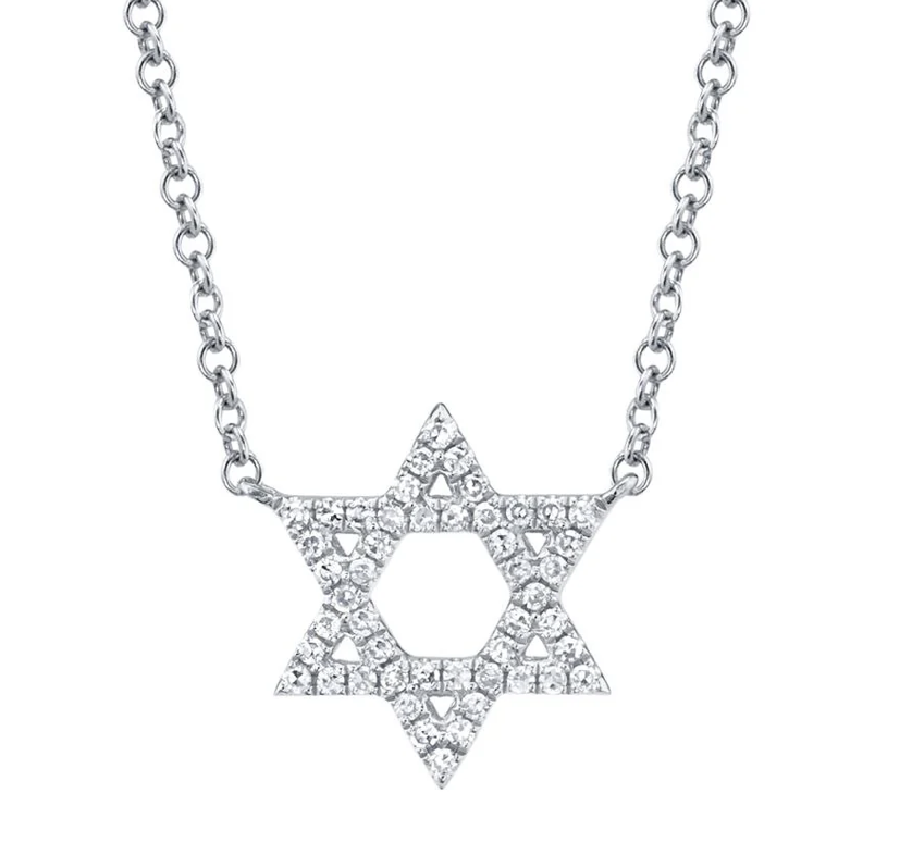 DIAMOND STAR OF DAVID NECKLACE