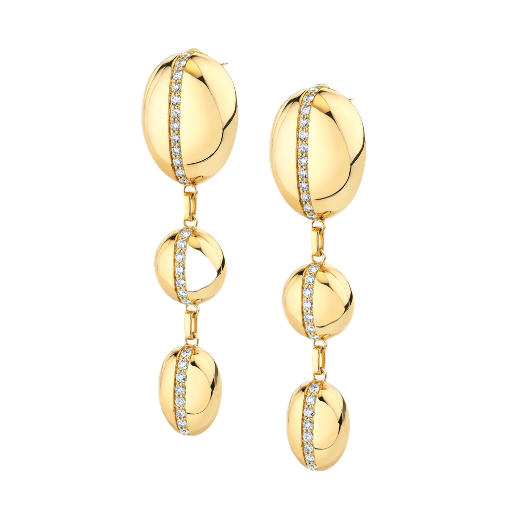 Orb Split Drop Earrings