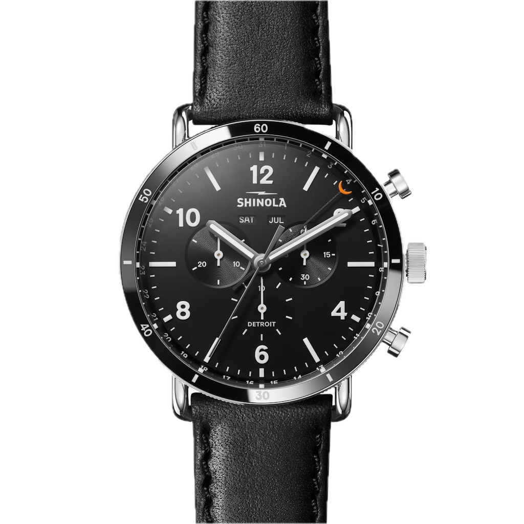 Canfield Sport 45mm Chronograph Gold PVD On Strap