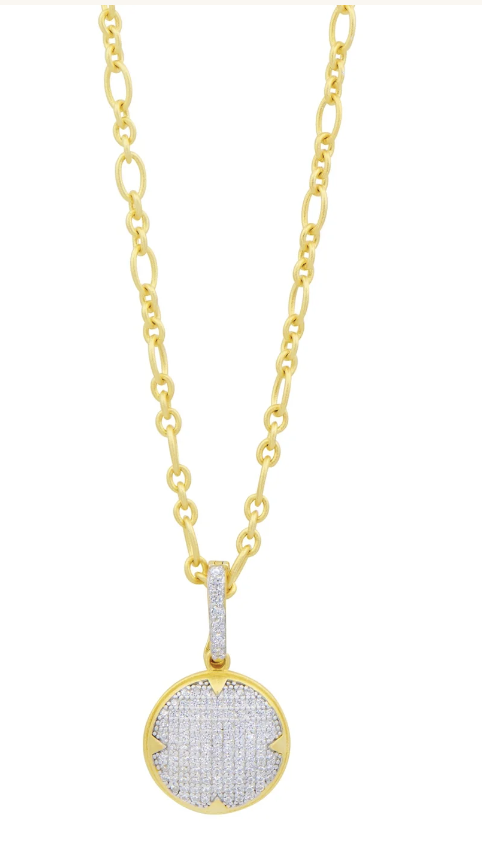 Signature Times Square Pavé Short Pendant Necklace
