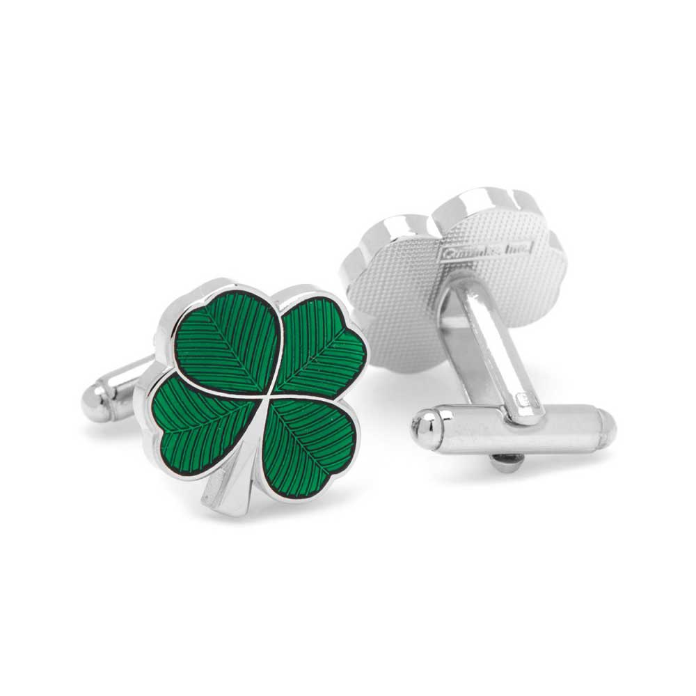 Green Clover Cufflinks