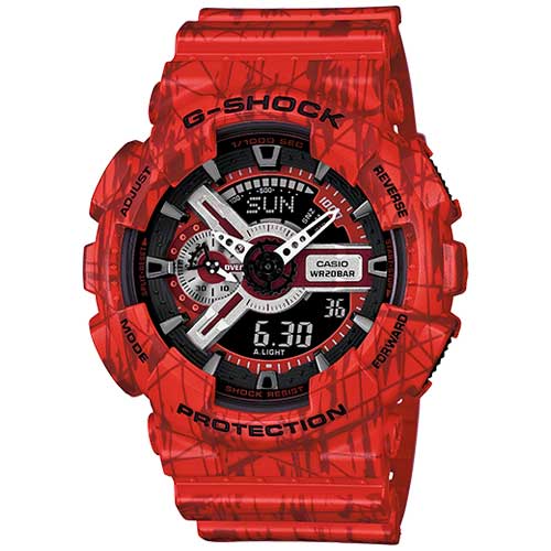 G-Shock Xl 2tone Red Ana-Digi