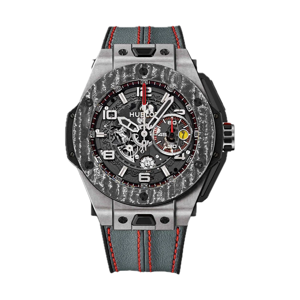 Hublot Big Bang Ferrari Titanium & Carbon Chronograph Unico Lim Ed