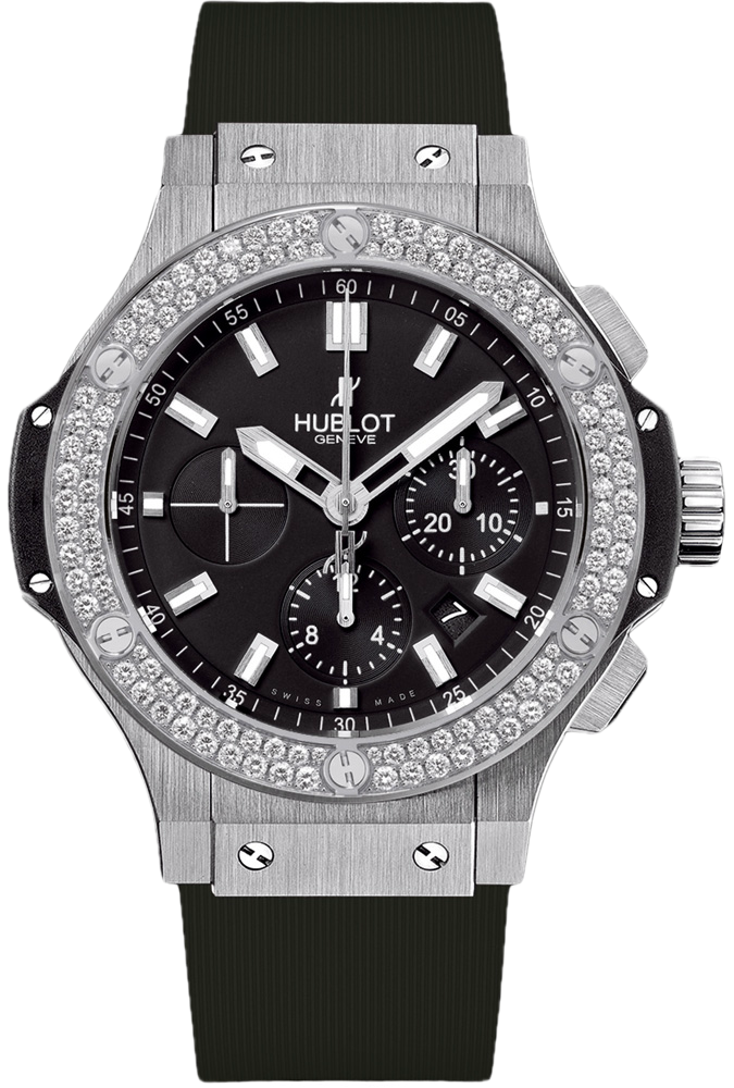 Hublot Stainless Steel Big Bang Diamond Bezel 44m