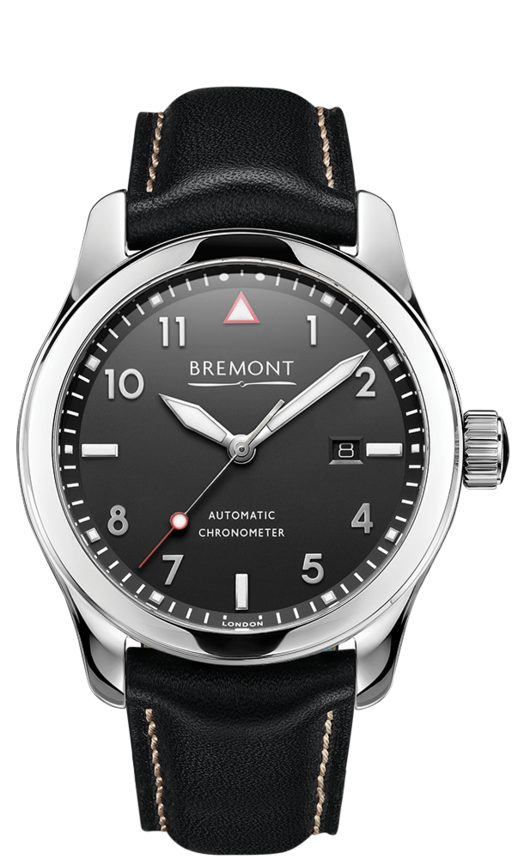 Bremont Solo Polished Case Black Dial On Calf