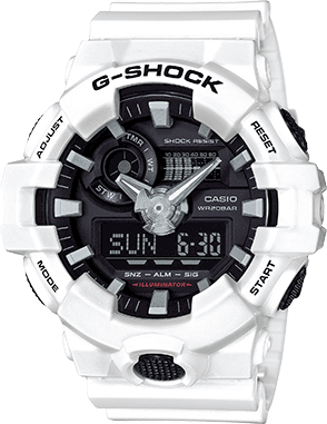 G-Shock Gs Front Button Sprled Ad White