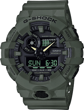 G-Shock Gs Front Button Ad Resin Green