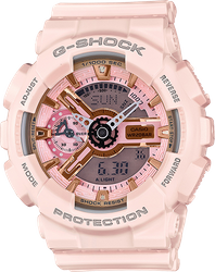 G-Shock Sseries Pink Anadigi Pale Pink