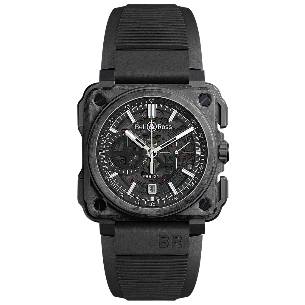 Bell &amp; Ross Br-X1 Carbon Forge Skeleton Chrono 46m Le Of 250