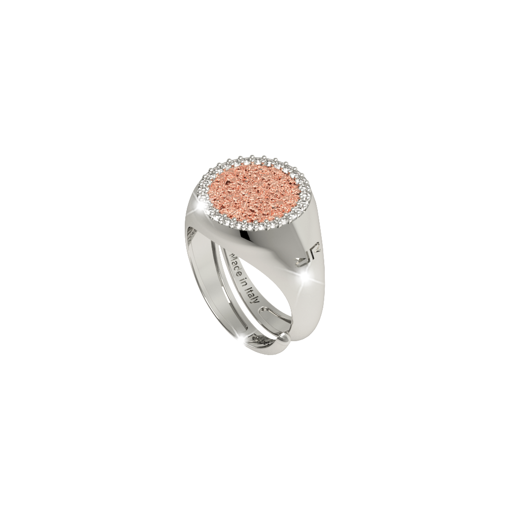 Rebecca Bronze Ring W/Cz Stones