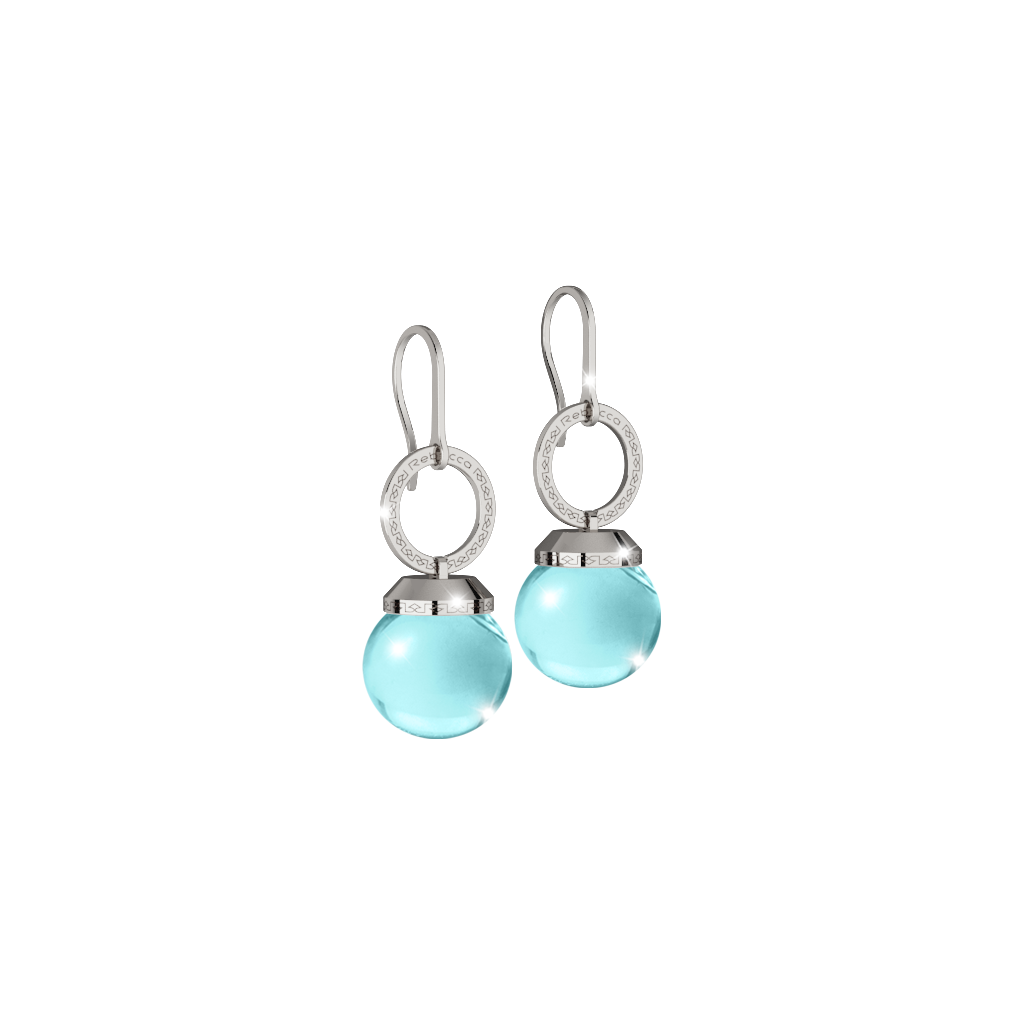Rebecca Bronze Earrings W/Stones