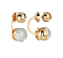 Bronze Earrings W/Stones