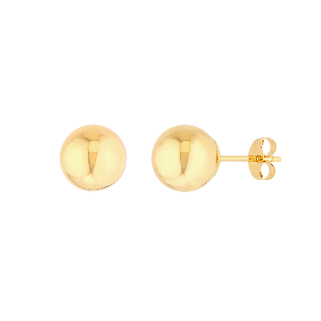 14k 7m Gold Ball Ear