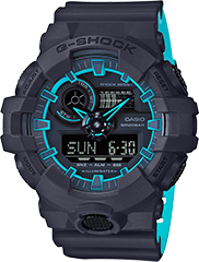 G-Shock Ana-Digital Super Illuminator Black (Side Edge Blue)