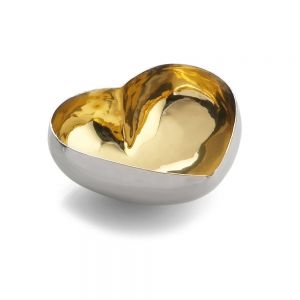 Heart Dish Gold