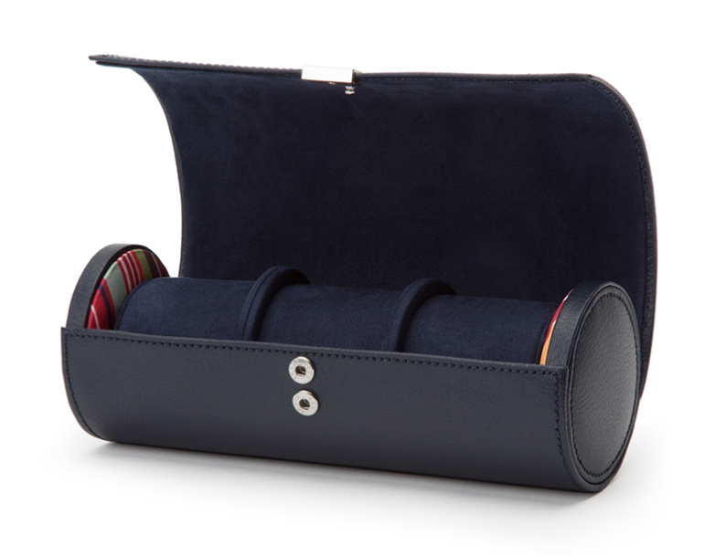 Howard Triple Watch Roll - Navy