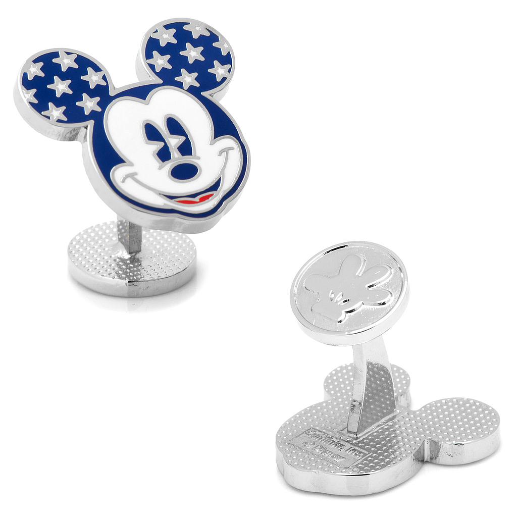 Vintage Stars & Stripes Mickey Mouse Cufflinks