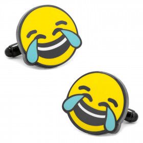 Tears Of Joy Emoji Cufflinks