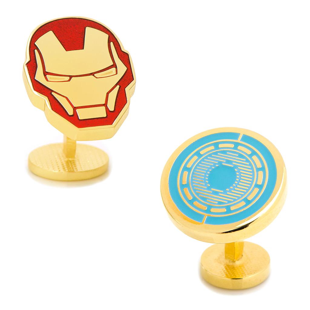 Iron Man Helmet & Arc Reactor Cufflinks