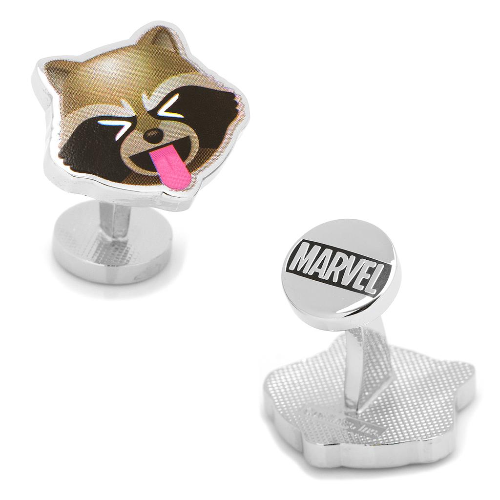 Rocket Raccoon Emoji Cufflinks