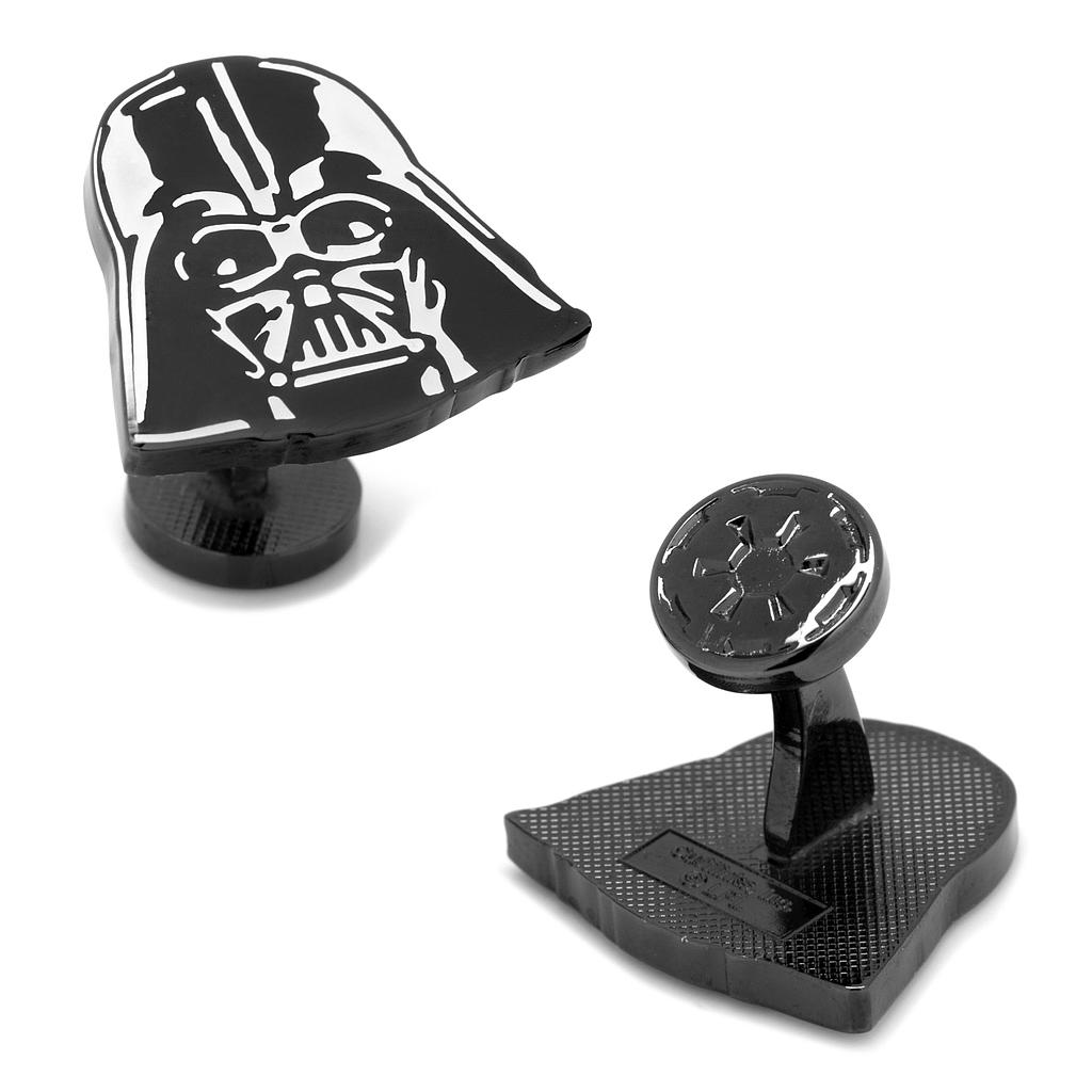 Glow Darth Vader Helmet Cufflinks