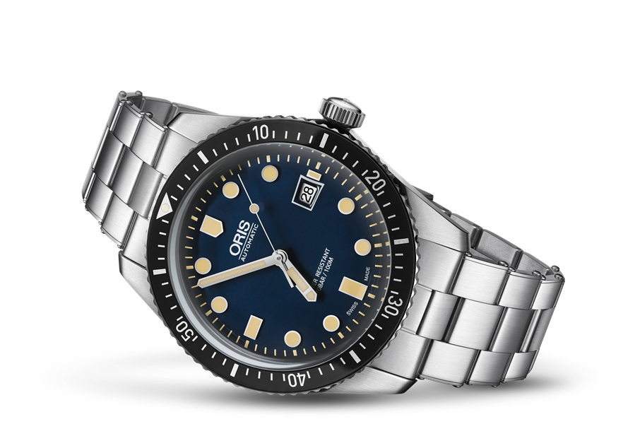 Oris Diver 65 Steel Blue Dial On Bracelet