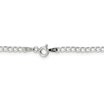 Sterling Silver 2.5mm Wide Curb Chain