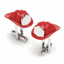 3d Firemans Hat Cufflinks