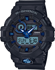 G-Shock Ana-Digi Super Illuminator Black & Blue