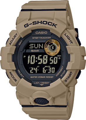 G-Shock Digital Bluetooth Training Timer Utility Brown
