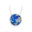 Cast Yourself On Every Wave Pendant - Silver