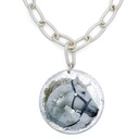 White Horse Pendant - Silver