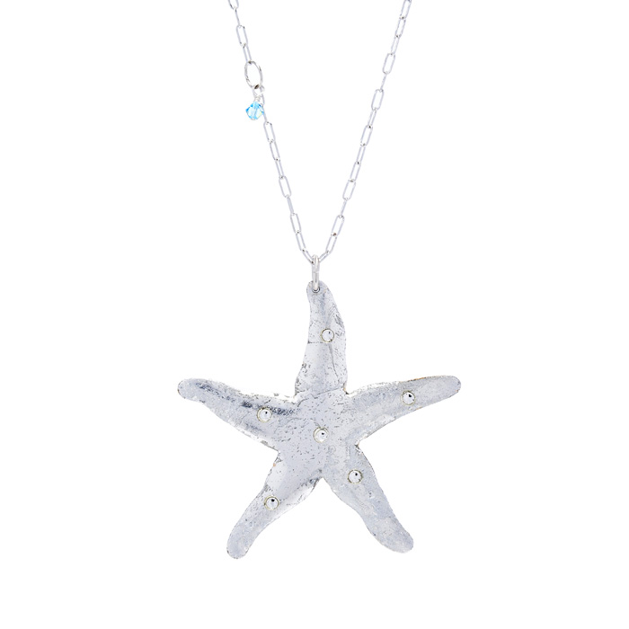 Starfish Necklace - Silver
