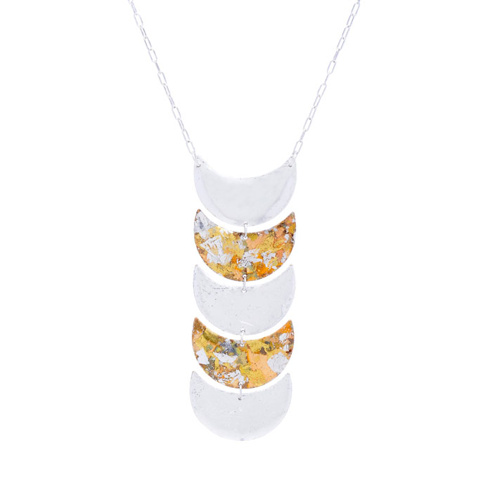 Bliss Silver Confetti Necklace