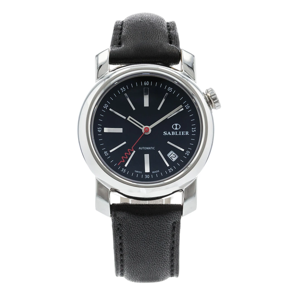 Sablier Grand Cru Wristwatch With Corkscrew Seconds Hand