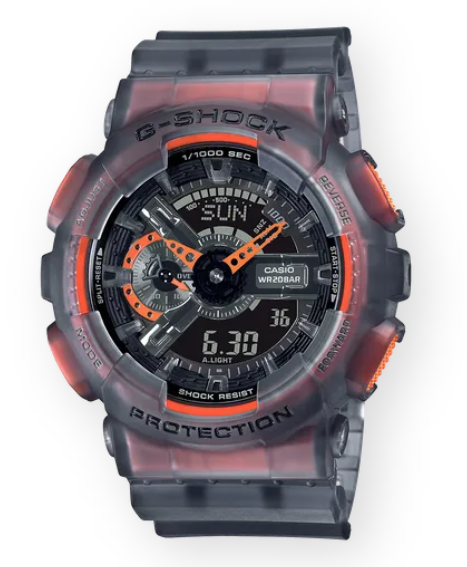 G-Shock Orange Underneath Grey Watch