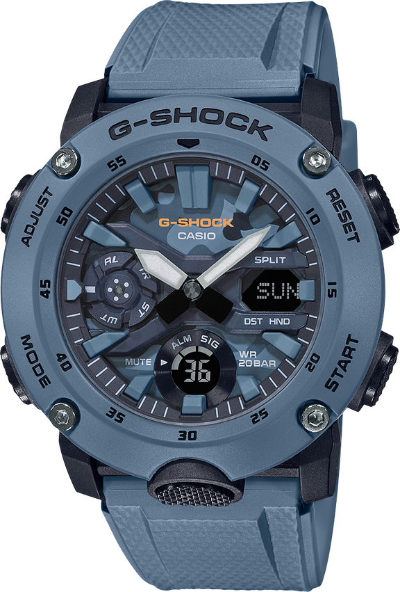 G-Shock Street Utility Military Camo Dial Blue
