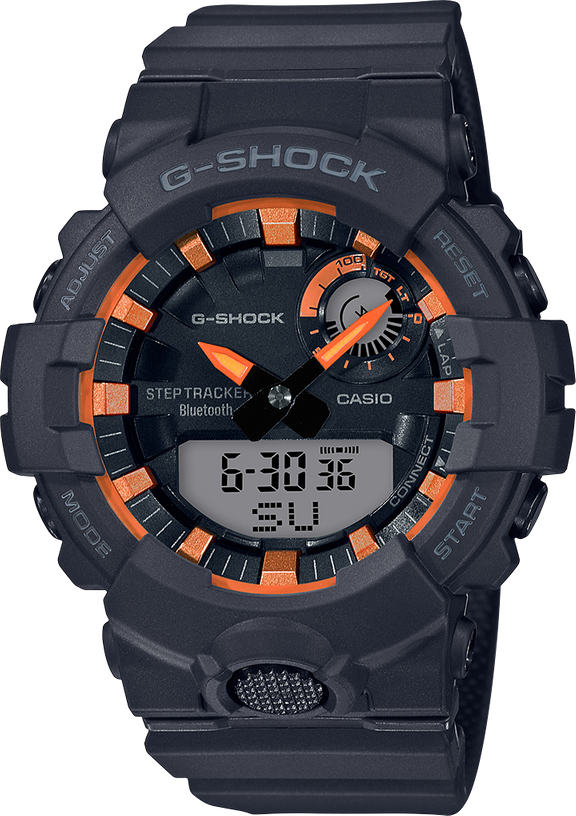 G-Shock Ana-Digi Blu Step-Tracker Black/Orange