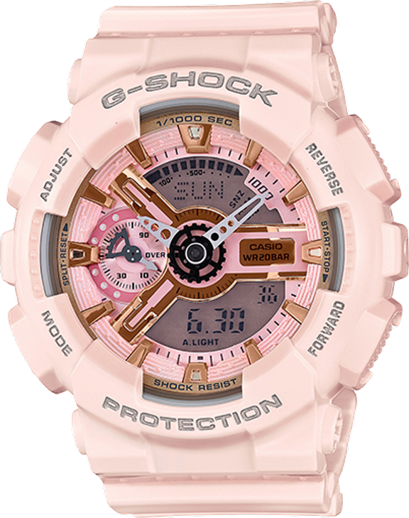 G-Shock Szsmall Ana-Digi Crazy Color Light Pink