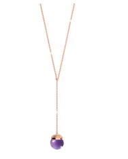 Hollywood Stone Y Necklace With 1 Bead